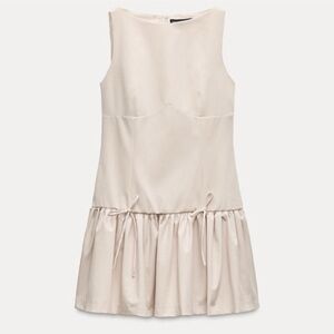 Zara bow mini Dress